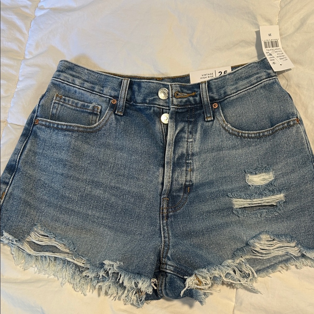 PacSun Vintage High Rise Jean Shorts